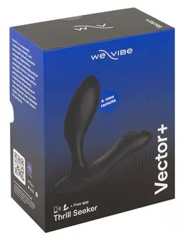 We-Vibe Vector+ Charcoal Black Flexible Dual-Motor Intimate Device