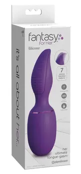 Fetish Fantasy FFH Elite Silicone Vibrating Tongue Device 18cm Pink