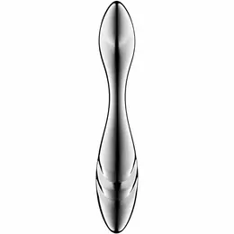 Satisfyer Pure Gravity 3 dvostrani intimni masažer od nerđajućeg čelika