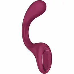 Satisfyer G for Goddess 2 intimni masažer sa dva motora, bordo silikon