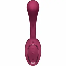 Satisfyer G for Goddess 2 intimni masažer sa dva motora, bordo silikon