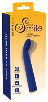Sweet Smile fleksibilni vibrator za G-tačku, 12 modova, vodootporni silikon, 18.6 cm