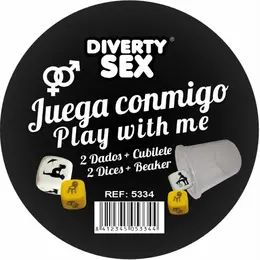 Diverty Sex DIABLO PICANTE set kockica za igru Pozicije i mesta sa čašom 30mm