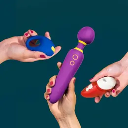 ROMP Pleasure Kit 3 u 1 set koji sadrži Wand masažer, prsten i Air System stimulator