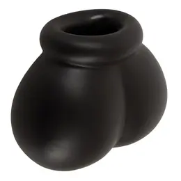 Erecto anatomski prsten za testise od tečnog silikona 7x8.5cm crni