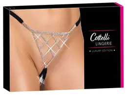 Cottelli Lingerie podesive crne trake sa cirkonima S do L