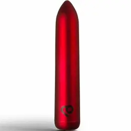 Rocks-Off punjivi vibrirajući metak Poppy Red, kompaktan vodootporni model