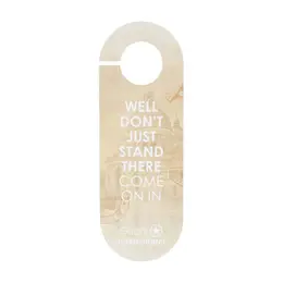Ouch! International Door Hanger, višejezični dekorativni detalj za vašu privatnost