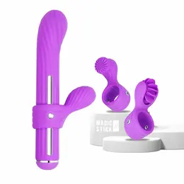 OTOUCH Magic Stick Intimate Wand Purple with 3 Attachments & Heating