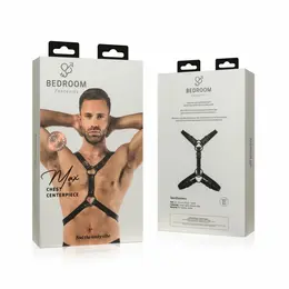 EasyToys Max Bondage Adjustable Harness Black Faux Leather 26-50 cm