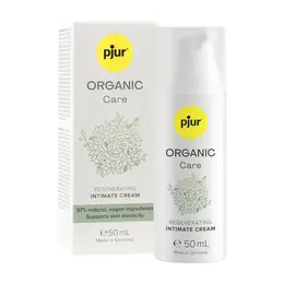 pjur Organic Care obnavljajuća krema za intimnu negu 50ml, veganska formula