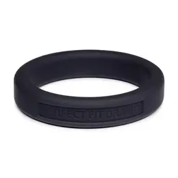 Perfect Fit Hefty Ring Classic silikonski prsten crni 4.4 cm