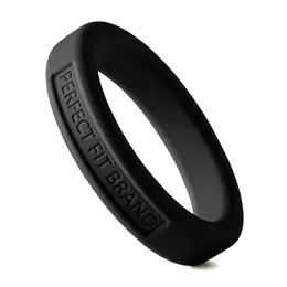 Perfect Fit Hefty Ring Classic silikonski prsten crni 4.4 cm