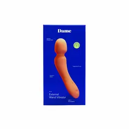 Dame Min Mini Wand intimni masažer u boji Papaya, kompaktni i ergonomski dizajn