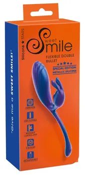 Sweet Smile Metallic Flexible Double silikonski sistem sa dvostrukim delovanjem 22.5cm