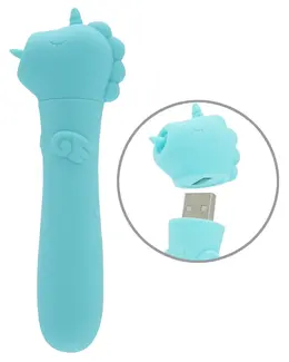 UNIHORN Mount'n Peak mini vibrator sa USB punjenjem od silikona 14.3 cm