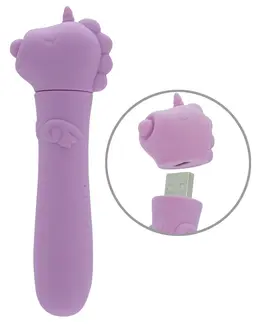 Unihorn USB Karma Lilac mini intimni masažer, nežni silikon, 14.3 cm