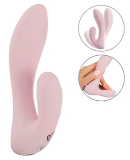 beau coeur Cerya Strong Mini vibrator sa dva kraka, 14 cm, ljubičasti