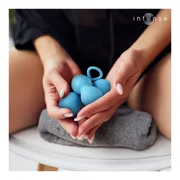 Intense Charli Kegel Ball Kit Ocean Blue - 3-Piece Pelvic Training Set