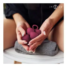 INTENSE Charli Kegel Lopte Set Ljubičasta - 3-Nivoa Vežbač za Karlično Dno