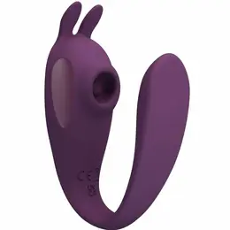 Pretty Love Shey intimni stimulator sa dvostrukim delovanjem i upravljanjem preko aplikacije u ljubičastoj boji