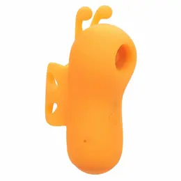 CalExotics Neon Vibes Orange ergonomski stimulator za prst sa 10 modova vibracije vodootporan