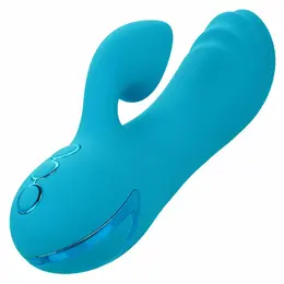 CalExotics Sunset Beach Seducer plavi vibrator sa dvostrukim delovanjem na punjenje