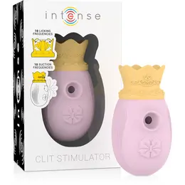 INTENSE roze stimulator klitorisa sa 10 modova talasa i lizanja, potpuno vodootporan