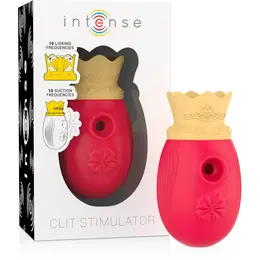 INTENSE Red intimni stimulator sa 10 modova talasa i lizanja vodootporan USB