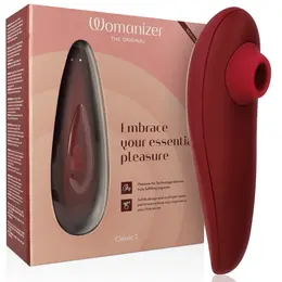 Womanizer Classic 2 Bordeaux stimulator sa vazdušnim talasima, 10 nivoa intenziteta, vodootporan