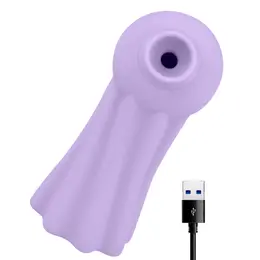 OHMAMA Medusa kompaktni silikonski klitoralni stimulator, 10 modova vibracije, USB punjenje
