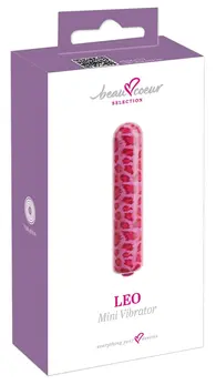 beau coeur Leo Mini Vibrator Cherry Design Compact 8.7 cm Red