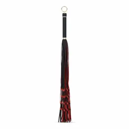 Fetish Collection intimni bič 64 cm crveno crni od PU kože