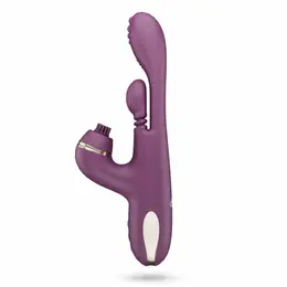 Vibe Collection Trio Tap multifunkcionalni silikonski stimulator roze