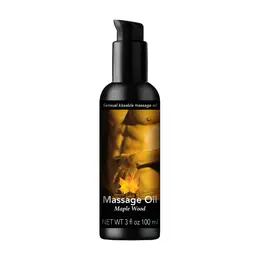 Sensual Kissable Maple Wood Massage Oil 100ml - Aromatic Relaxation Formula