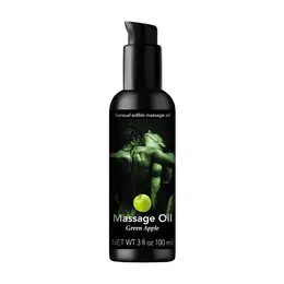 Sensual Edible Massage Oil Green Apple 100ml - Aroma Care Formula