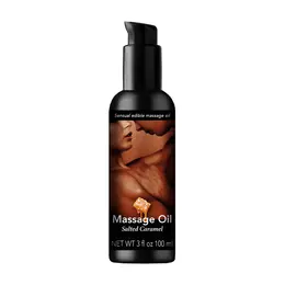 Sensual Edible Massage Oil Salted Caramel 100ml Aromatic Formula