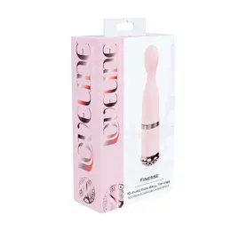 Loveline Finesse Pink precizni masažer sa kuglastim vrhom, 10 modova, vodootporan