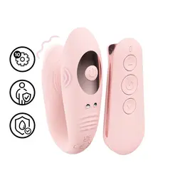 Loveline Charme Dual Motor Remote System Pink Silicone 10-Mode