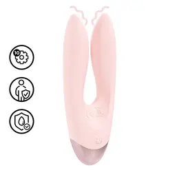 Loveline Amour roze punjivi silikonski model sa dva motora