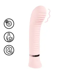 Loveline Divine rebrasti vibrator za G tačku punjivi roze sa 10 funkcija