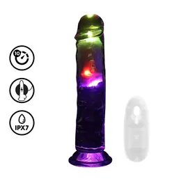 RealRock LED vibrirajući model 20 cm providni višenamenski intimni uređaj