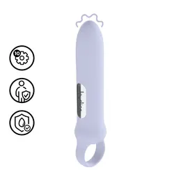 Loveline Vibrating Loop Grip Lavender: Kompaktni masažer sa 10 funkcija
