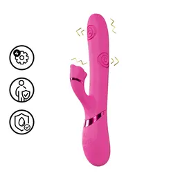VIVE Fiore G-Spot Air Wave Multi-Function Clitoral Stimulator Pink