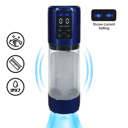 Shots UltraLift automatski intimni vakuumski sistem metalik plavi