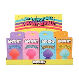 Doc Johnson Mushroom Vibe Set 12pcs - Rechargeable Silicone, Display Pack
