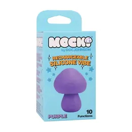 CalExotics Mushroom Vibe ljubičasti punjivi silikonski mini masažer