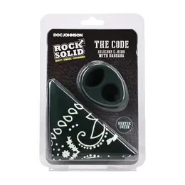 The Code set silikonski prsten i bandana Hunter Green elegantan duo paket