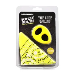 Rock Solid The Code žuti set sa silikonskim prstenom i odgovarajućom maramom