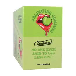 Goodhead Green Apple Flavor Edible Gummies 24-Pack 12g Display Box